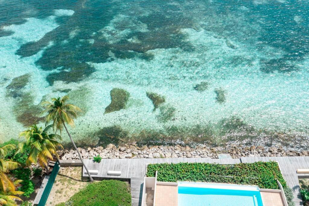 Pasha - Ocean View Apartment Sainte-Anne  Luaran gambar