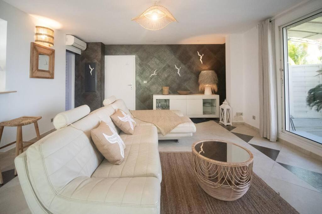 Pasha - Ocean View Apartment Sainte-Anne  Luaran gambar
