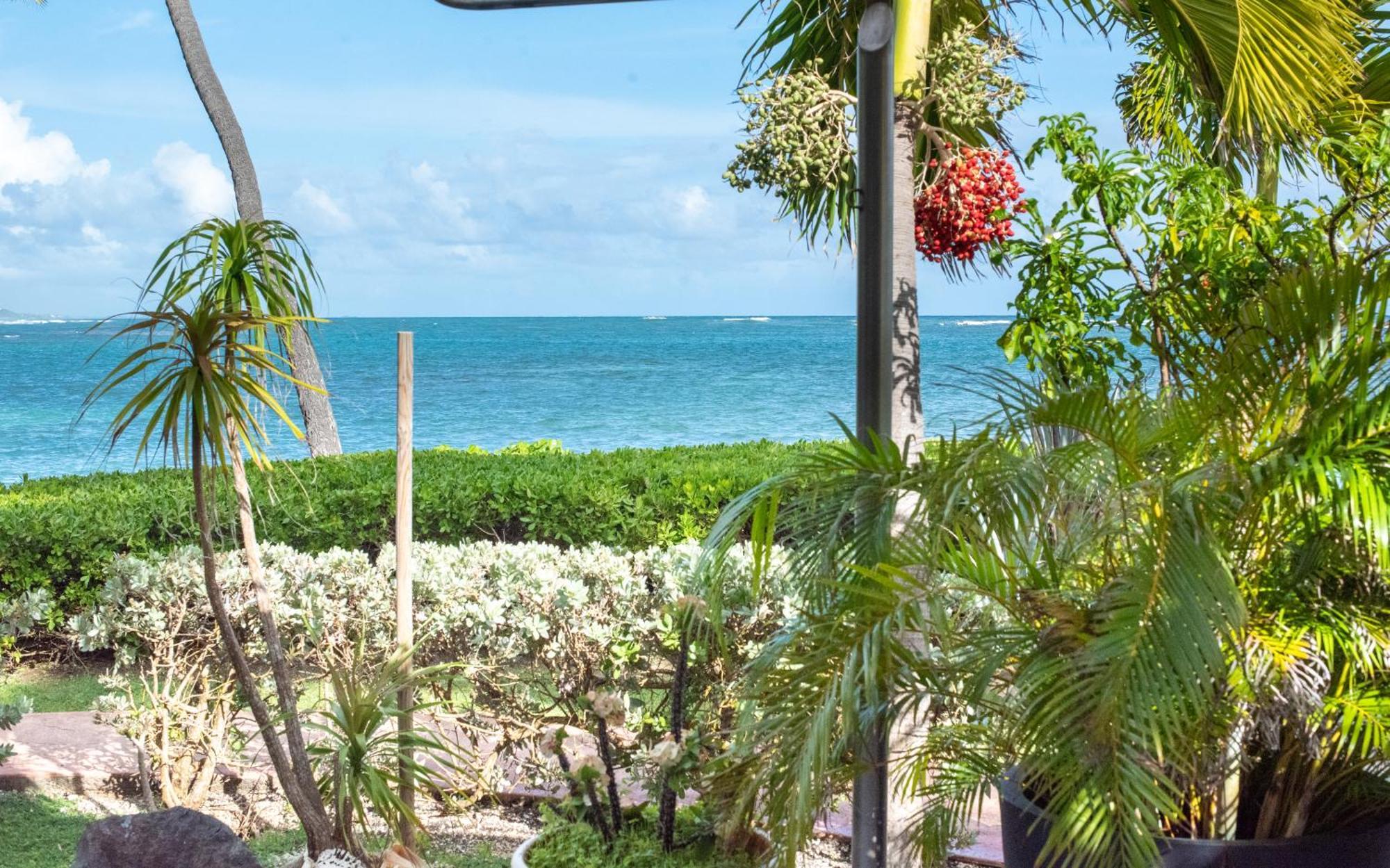 Pasha - Ocean View Apartment Sainte-Anne  Luaran gambar